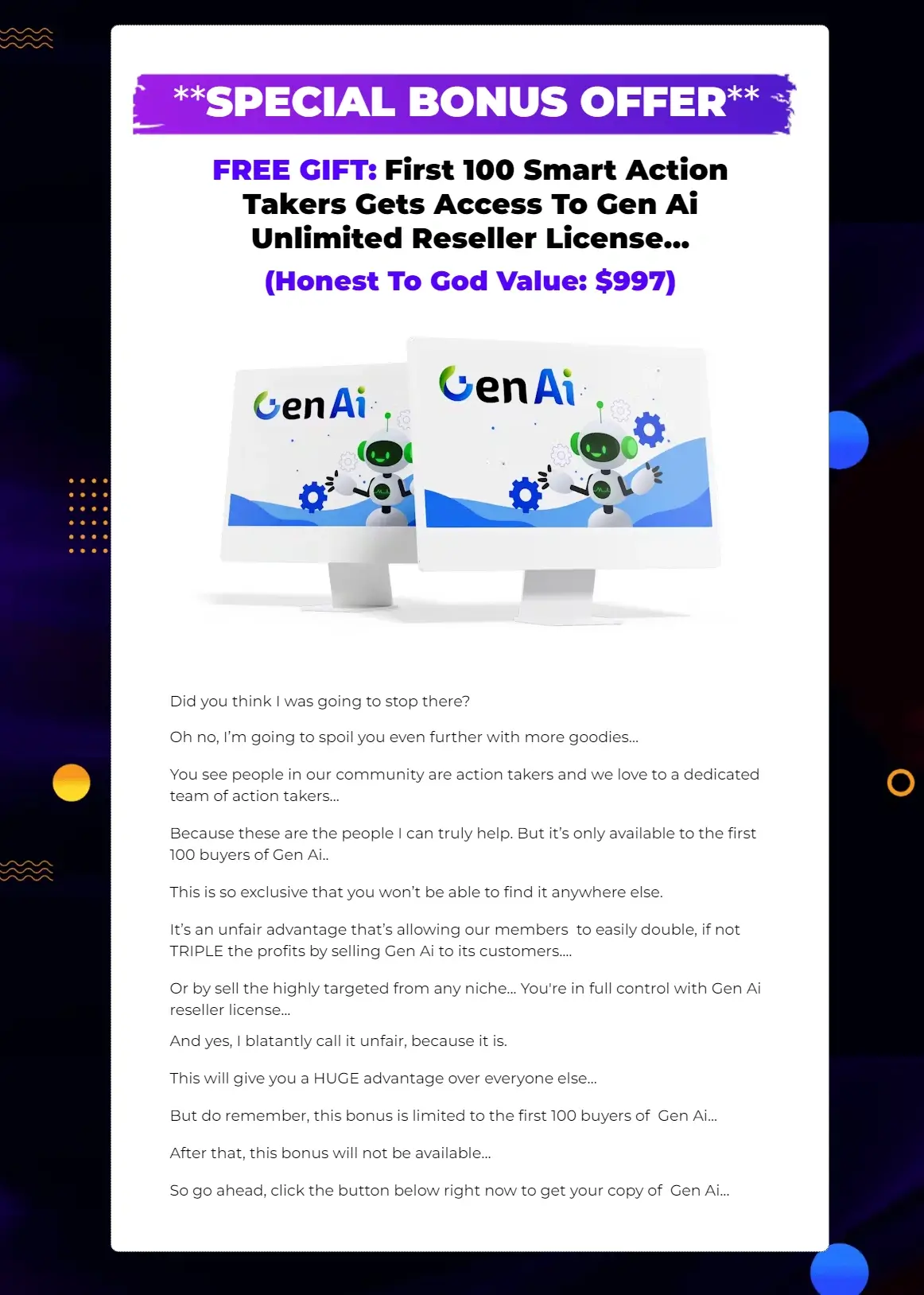 Gen AI Review Bonus