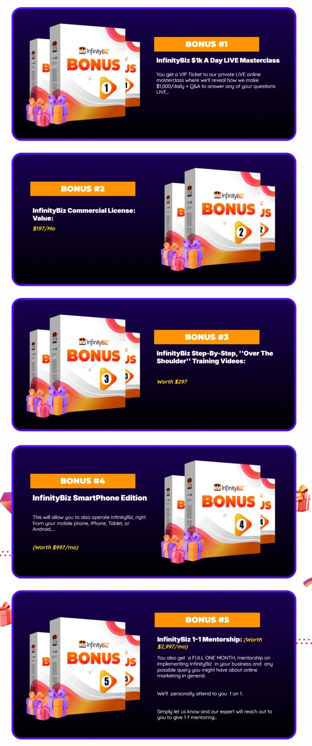 InfinityBiz Review Free Bonus