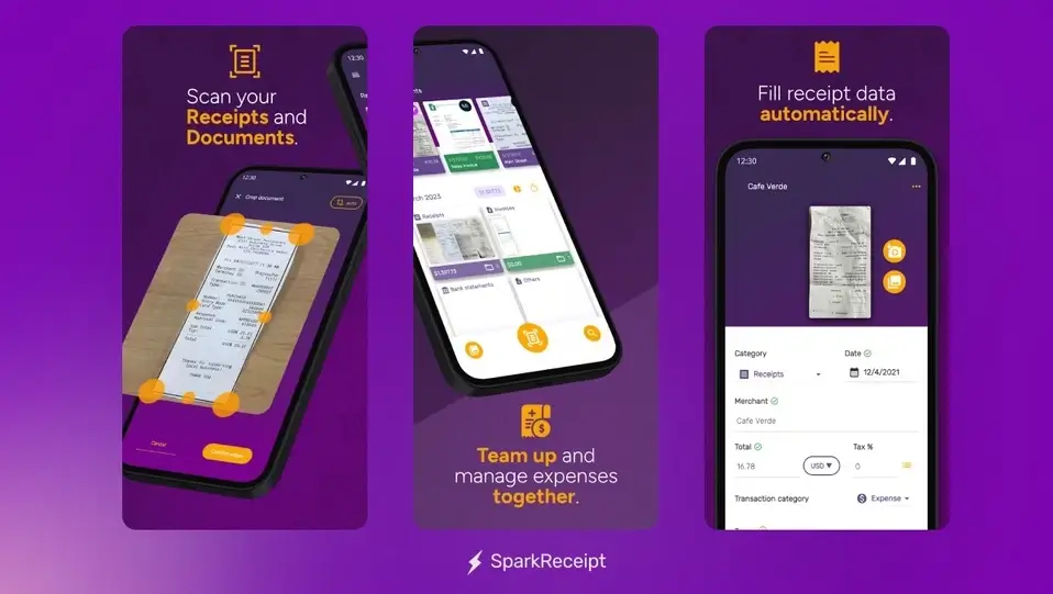 SparkReceipt Review Features